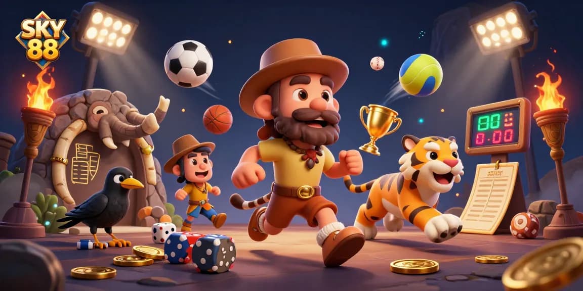 Bet and win big at SKY 88 with exciting games and dynamic sports elements!