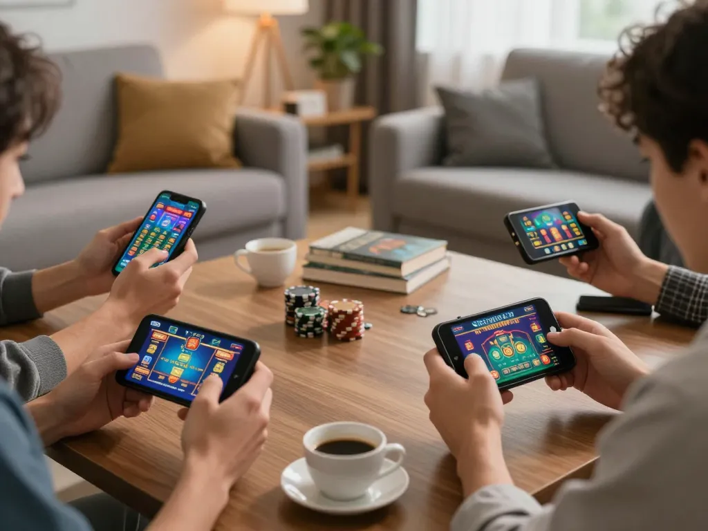 Engagera dig i casino utan spelpaus på mobila enheter med avslappnad atmosfär.