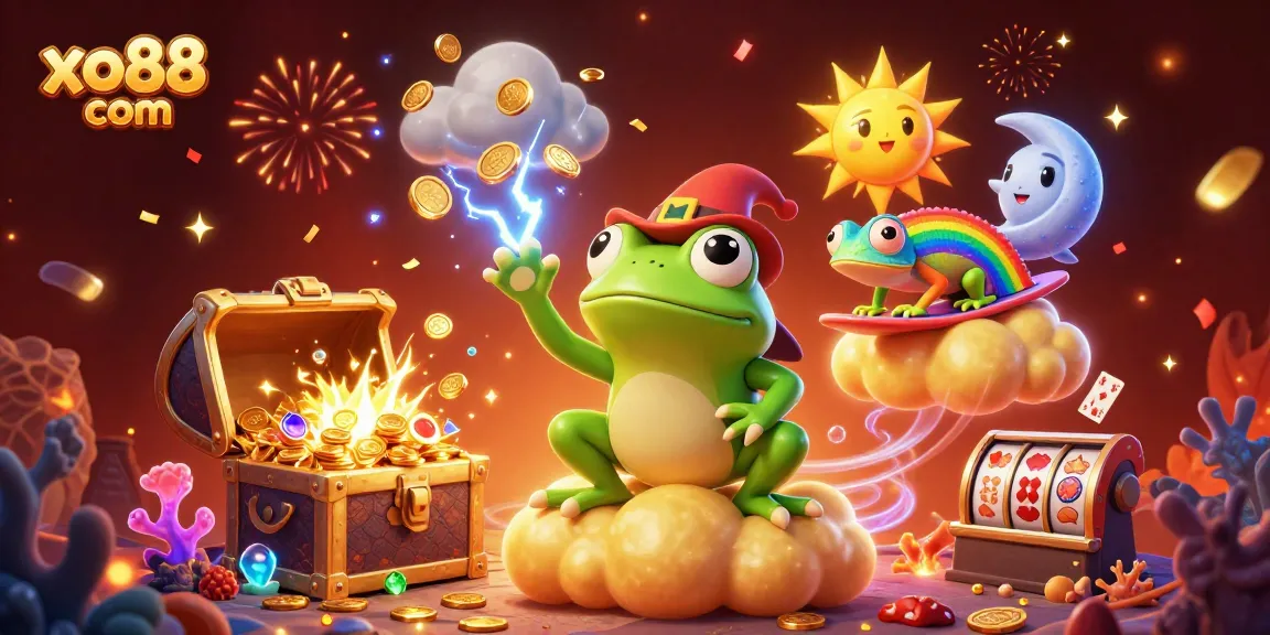Experience the vibrant world of xo88 com with a magical storm of coins and casino excitement.
