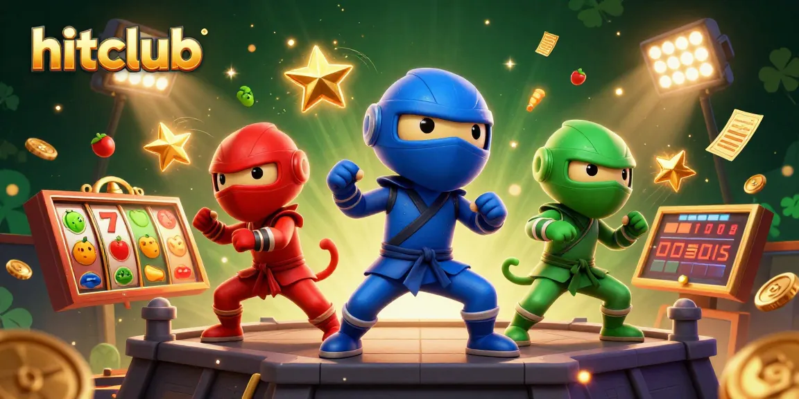 Experience exciting gameplay with hitclub in a vibrant, ultra-detailed 3D casino illustration.