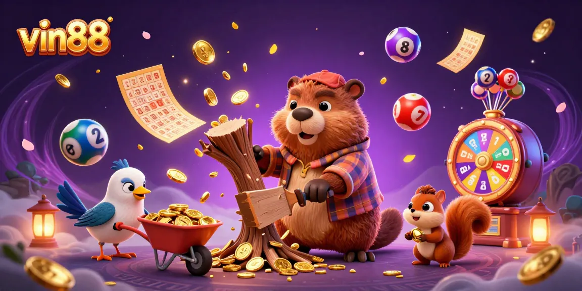 Experience winning moments at vin88 with vibrant golden coins and exciting game elements.
